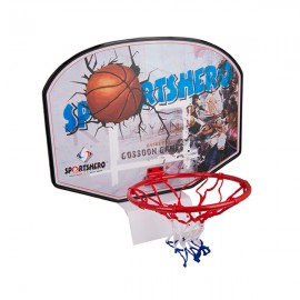 Баскетбольный шит с кольцом 60х46 см