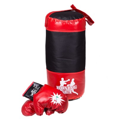 Боксерская  груша с перчатками  BOXING SET 50х22 см