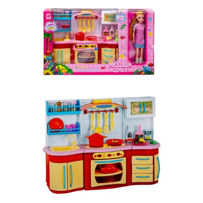 Набор мебели для кукол Кухня+Кукла