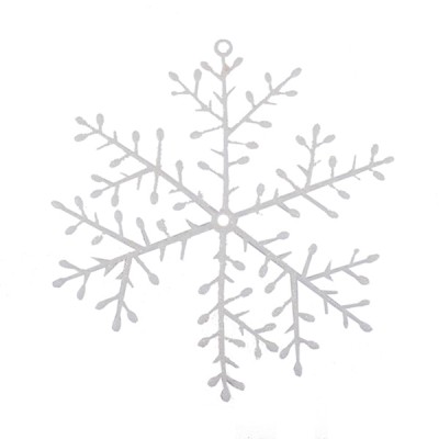 Набор новогодних украшений Снежинки 3 шт 15 см