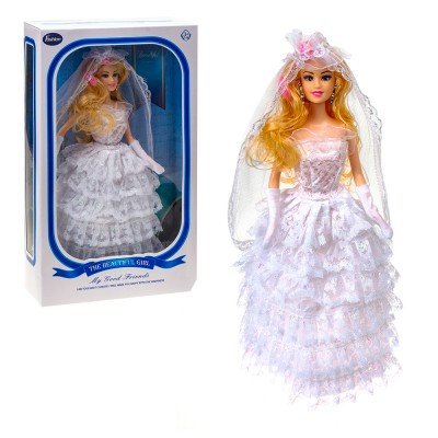 Кукла Невеста 28 см с набором аксессуаров