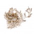 Новогоднее украшение Гирлянда Листья белые  160 см