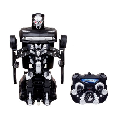 Радиоуправляемый робот трансформер Troopers Fierce черный 32х30х20 см