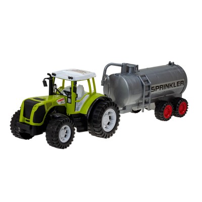 Трактор инерционный с цистерной