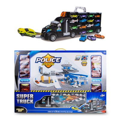 Набор Полиция+грузовик с машинами 12 шт