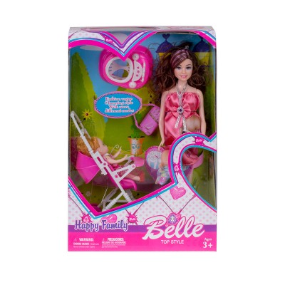 Кукла Belle с малышом и набором аксессуаров