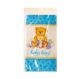 Скатерть Медвежонок Мальчик, 1,4х2,6 м