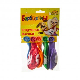 Набор шаров с рисунком Барбоскины 30см 5шт Набор шаров с рисунком Барбоскины 30см 5шт