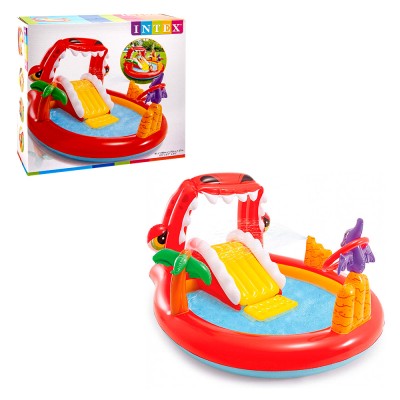 Игровой центр Счастливый Дино с горкой 196х170х107 см