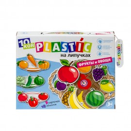 Пластик на липучках "Фрукты и овощи"