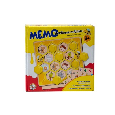 Игра настольная МЕМО «Веселые пчелки»