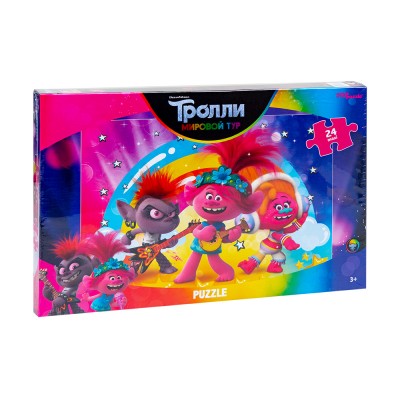 Пазл maxi 24 детали "Trolls - 2. POP Life"