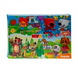Пазл 560 деталей "Ми-ми-мишки и др.Мульт""