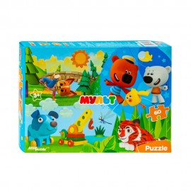 Пазл 60  деталей "Ми-ми-мишки и др.Мульт"