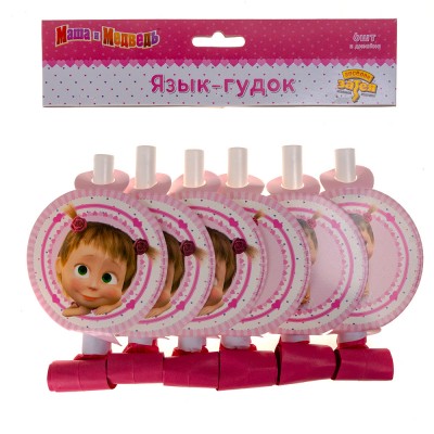 Язык-гудок Маша Сердца, 6 шт.