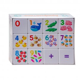 Кубики для умников «Арифметика» 12 штук