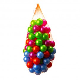 Набор шариков для детских забав 100шт диаметер 6 см