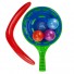 Ракетка, 3 разноцветных шарика, бумеранг,летающая тарелка