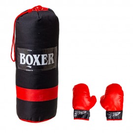 Боксерский мешок с перчатками