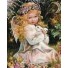 Алмазная мозаика Девочка-ангел 40х50 см