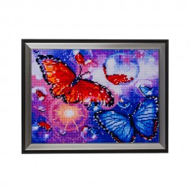 Алмазная мозаика Бабочки 30х40 см