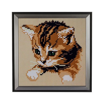 Алмазная мозаика Котенок 20х30 см