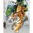 Рисование по номерам Рычащий тигр 40х50 см