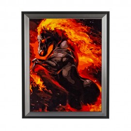 Рисование по номерам Огненный конь 40х50 см