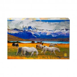 Пазл 1000 дет. лошади в национальном парке. Чили