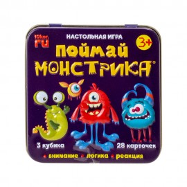 Игра настольная "Поймай монстрика"