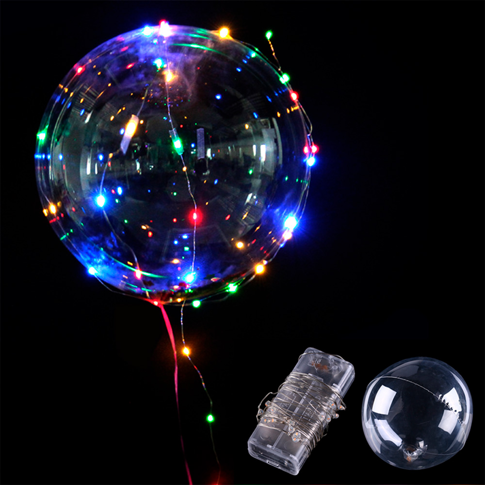 Всё для праздника : Светящийся воздушный шарик LED на палочке