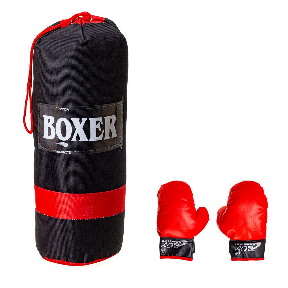 Мешок боксерский Titan Sport вес 50 кг (Текстиль), D35, см, цвет красный - TurnikDoma
